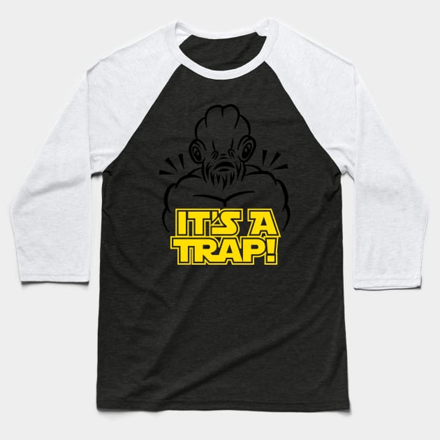 It's a Trap Baseball T-Shirt by mrfahrenheight